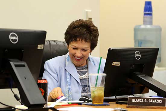 Blanca Cavazos, superintendent of Taft Union High School District
