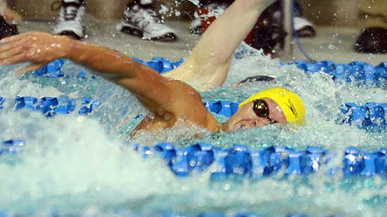 2014: Mitchell Huxhold, men&#039;s swimmer