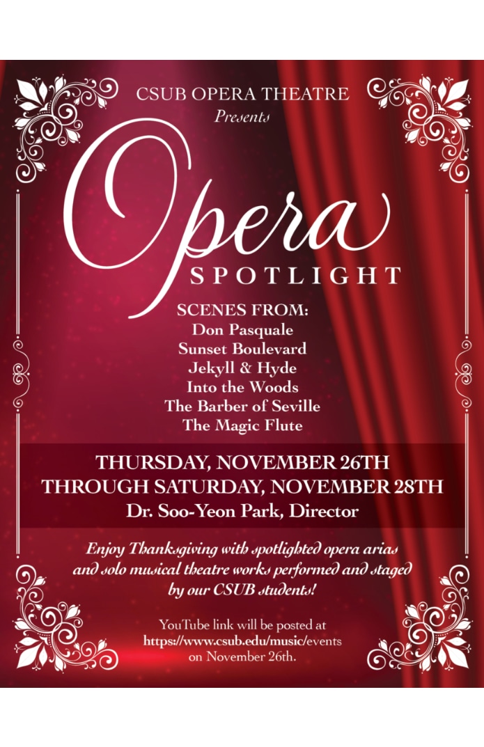 An Evening of Opera Scenes Fall 2020