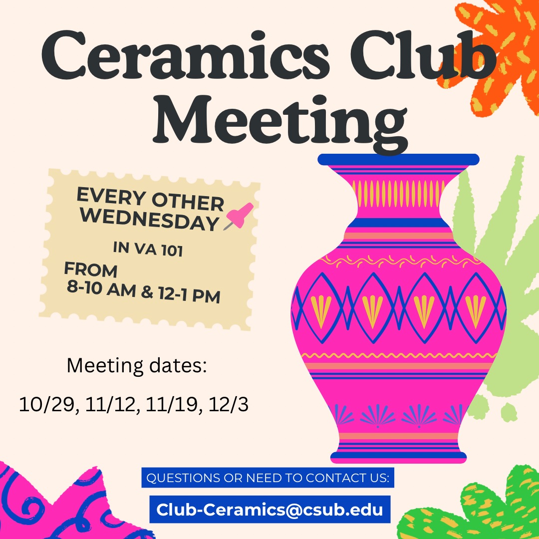 Ceramic Club Flyer 