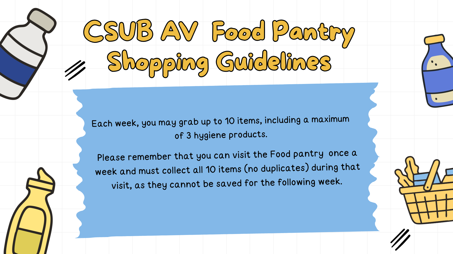 Food Pantry Guidelines