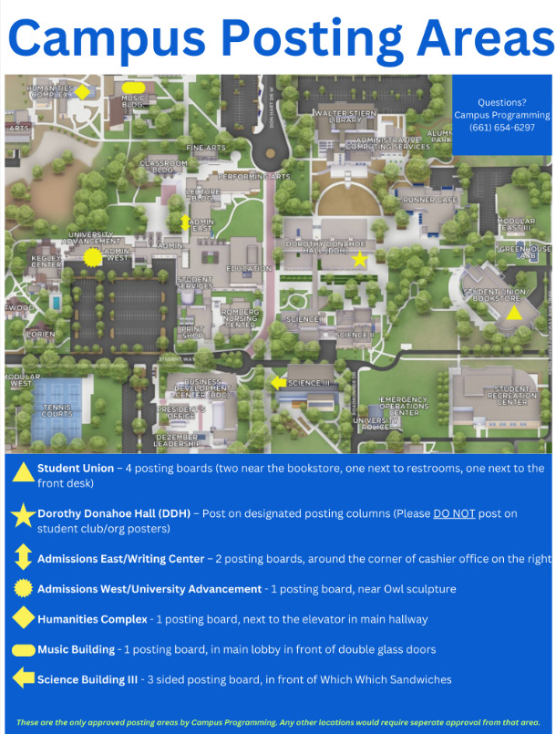 Campus Posting Areas