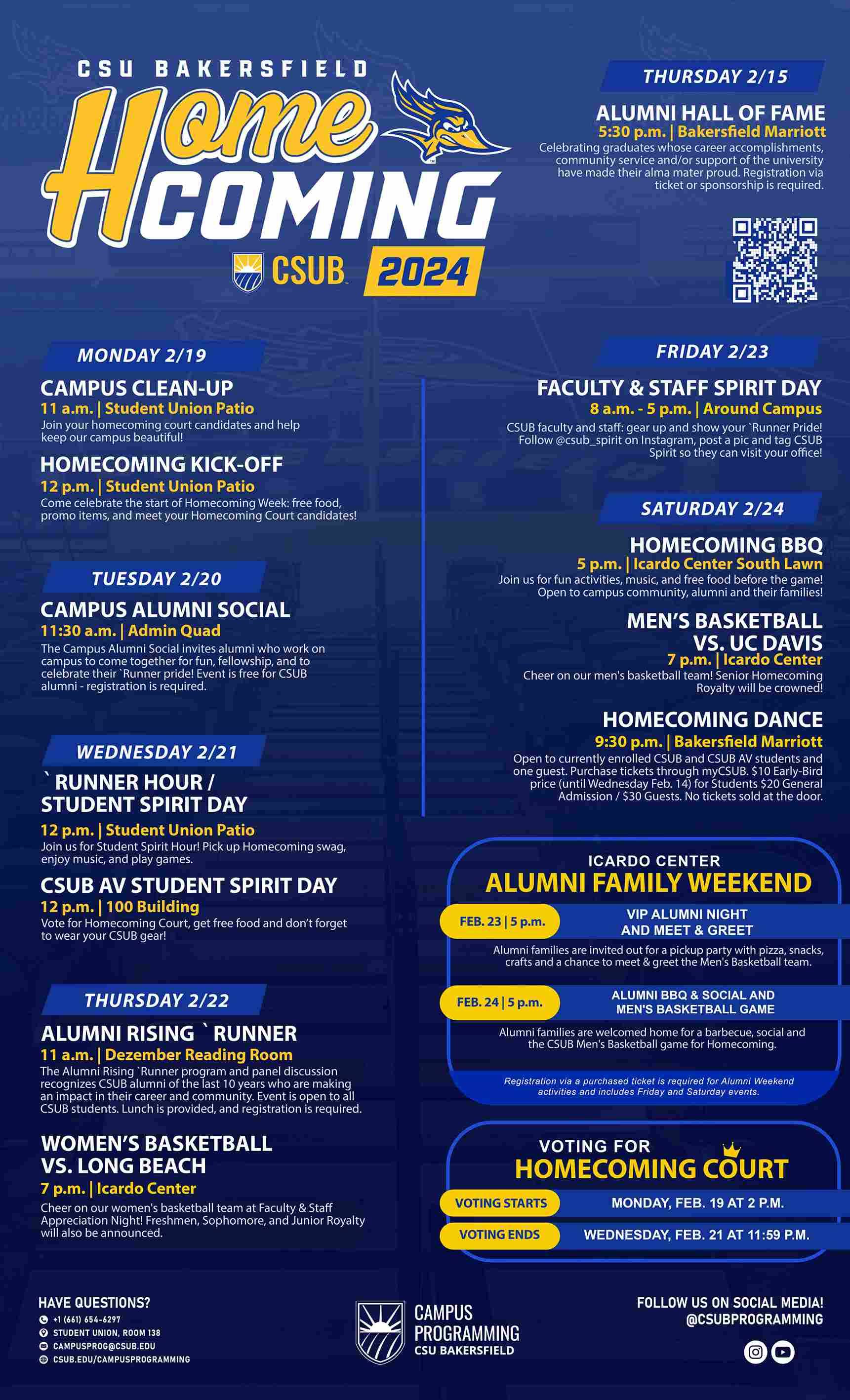 Events Schedule California State University, Bakersfield