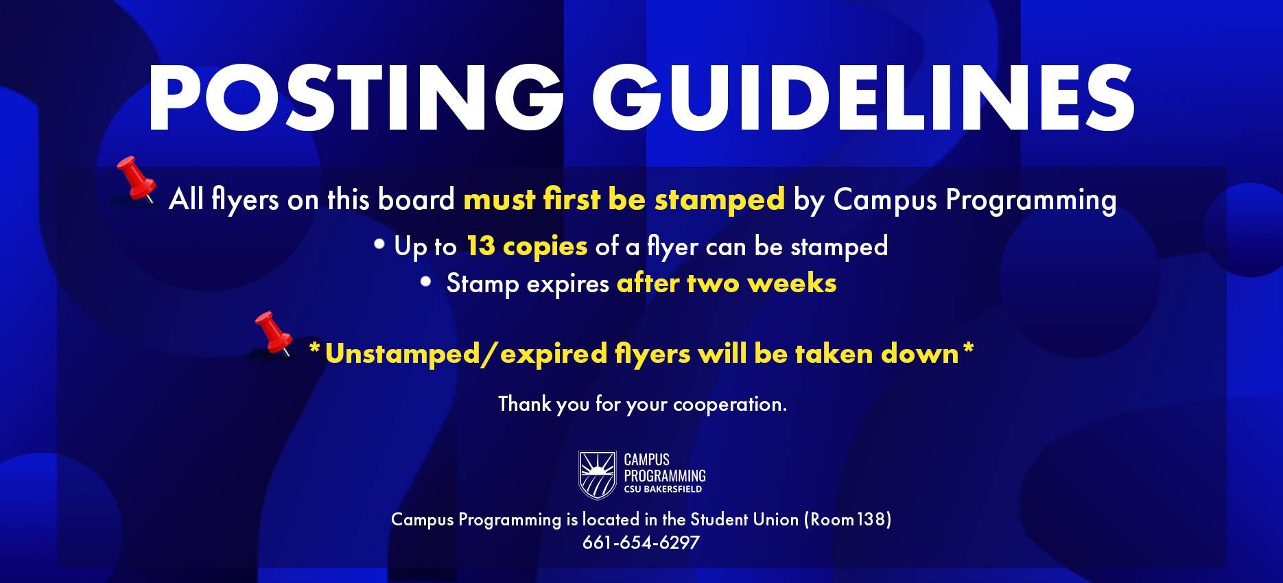 Posting Guidelines Flyer