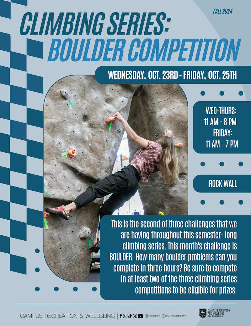 F24 Climbing Series Boulder