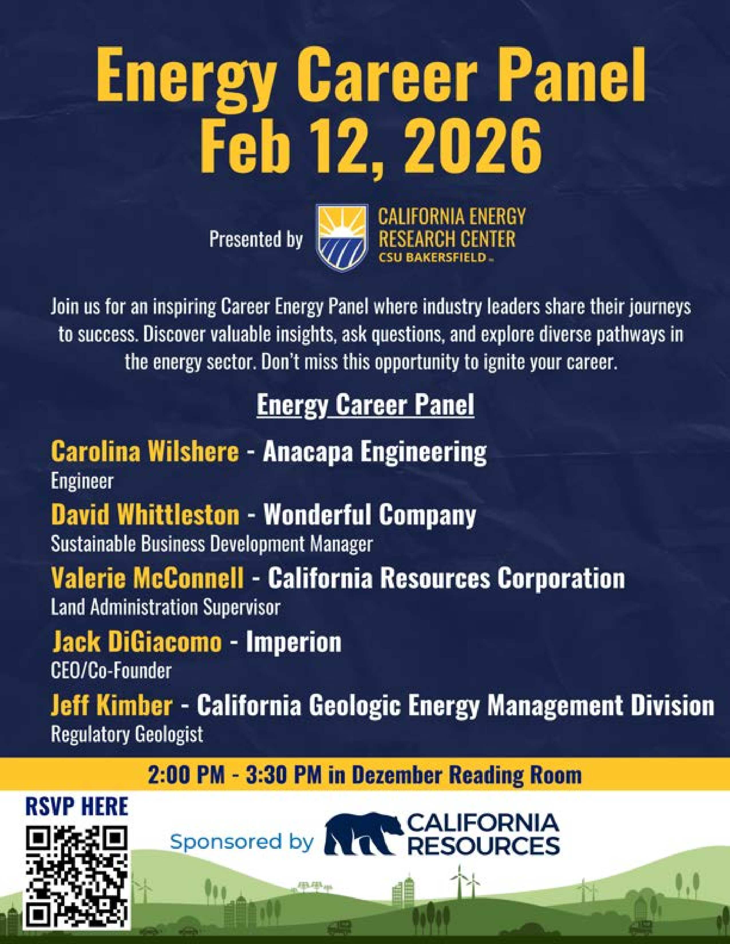 Energy Career Panel Flyer