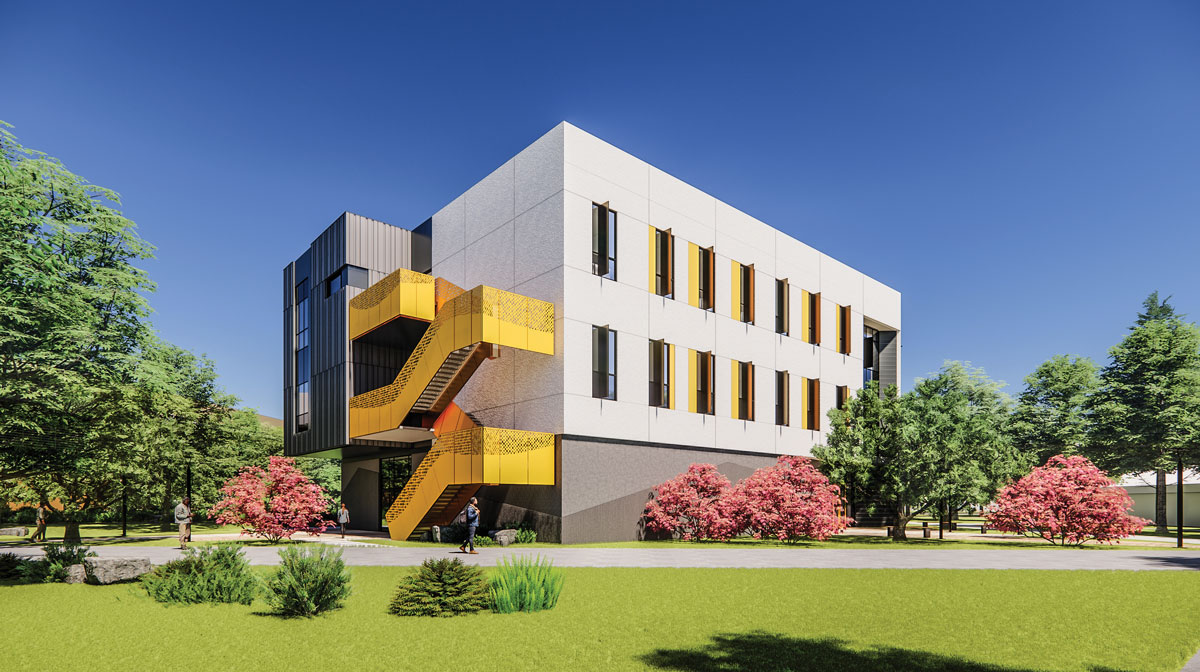 Rendering 1 of the CSUB Energy Innovation Building