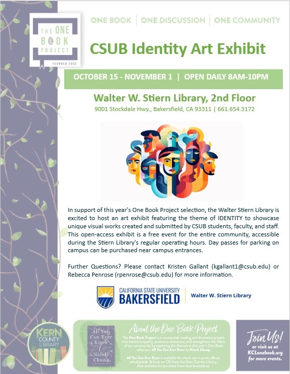 Flyer for Identity Art Exhibit