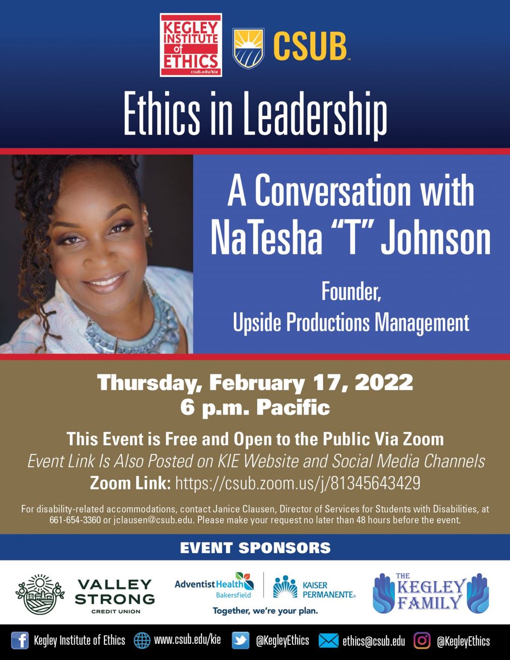 Ethics in Leadership Flyer