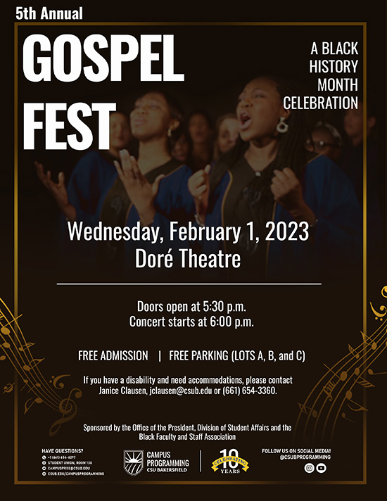 Gospel Fest 2023 Flyer