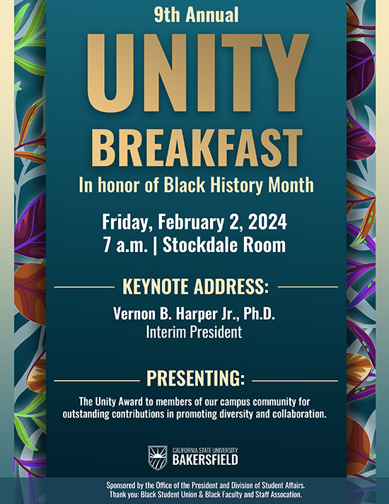 Unity Breakfast 2024 - February 2, 2024