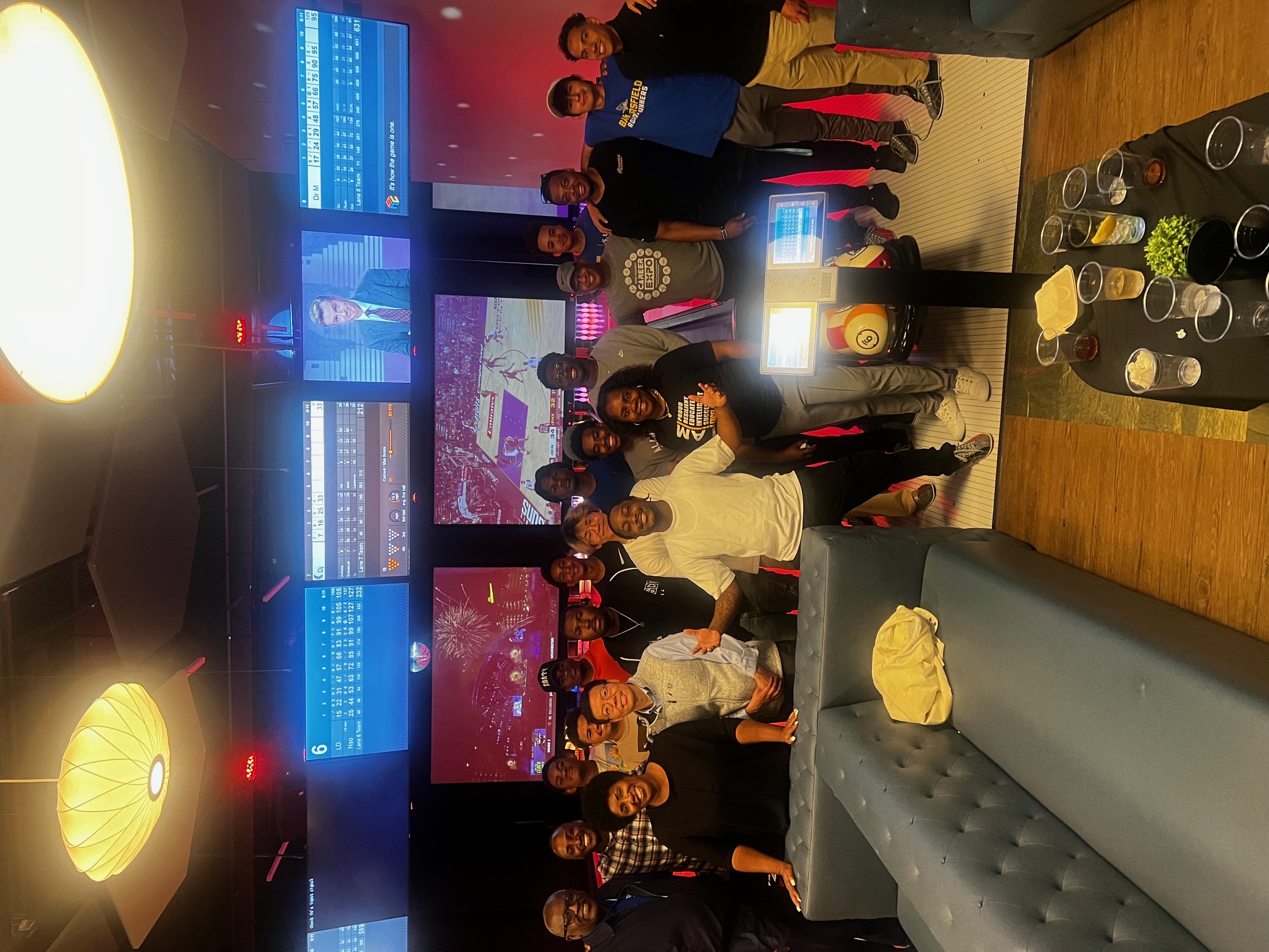 Group out bowling