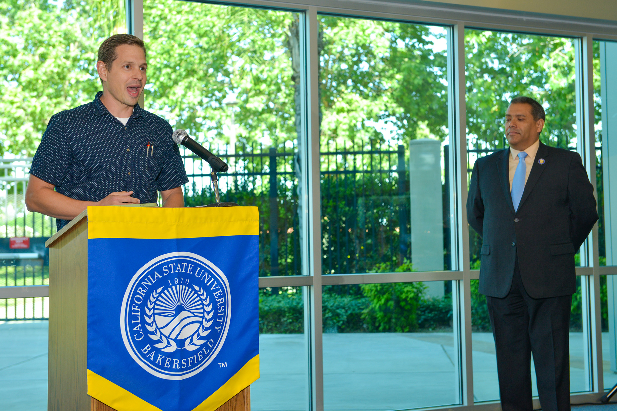 Dr. Herman expounding on Maggie's achievements