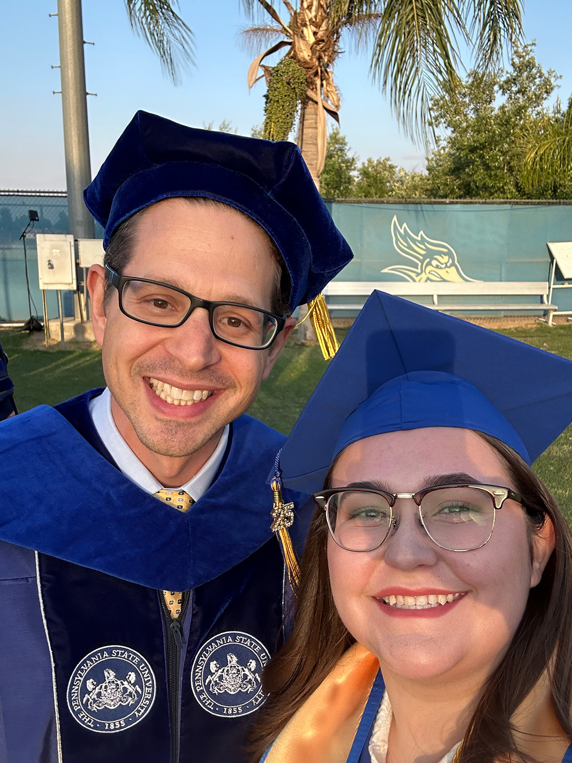 Madison's selfie with Dr. Herman