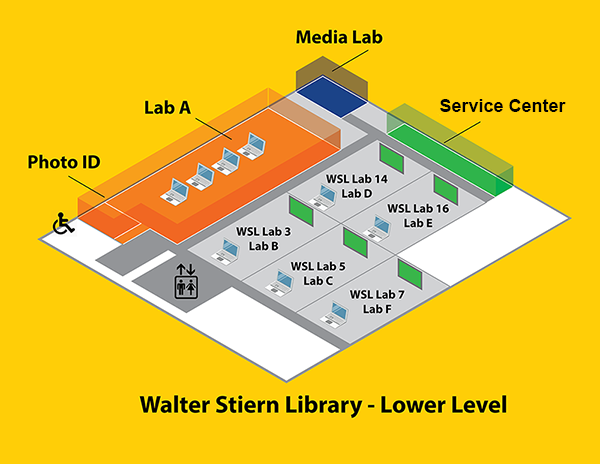 Walter Stiern Library Lower Level