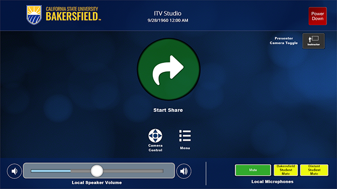 Not Sharing Control Page