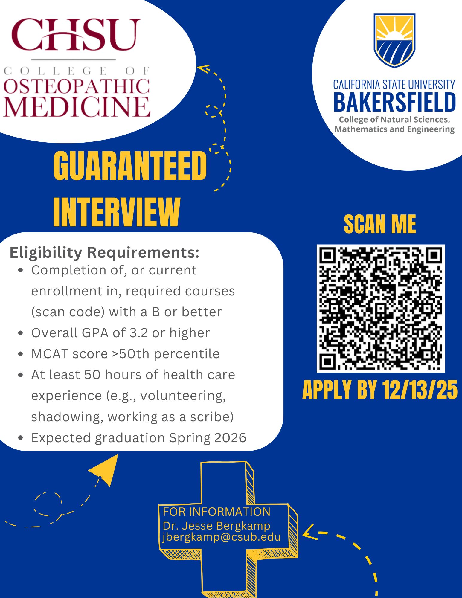 CHSU Guaranteed Interview