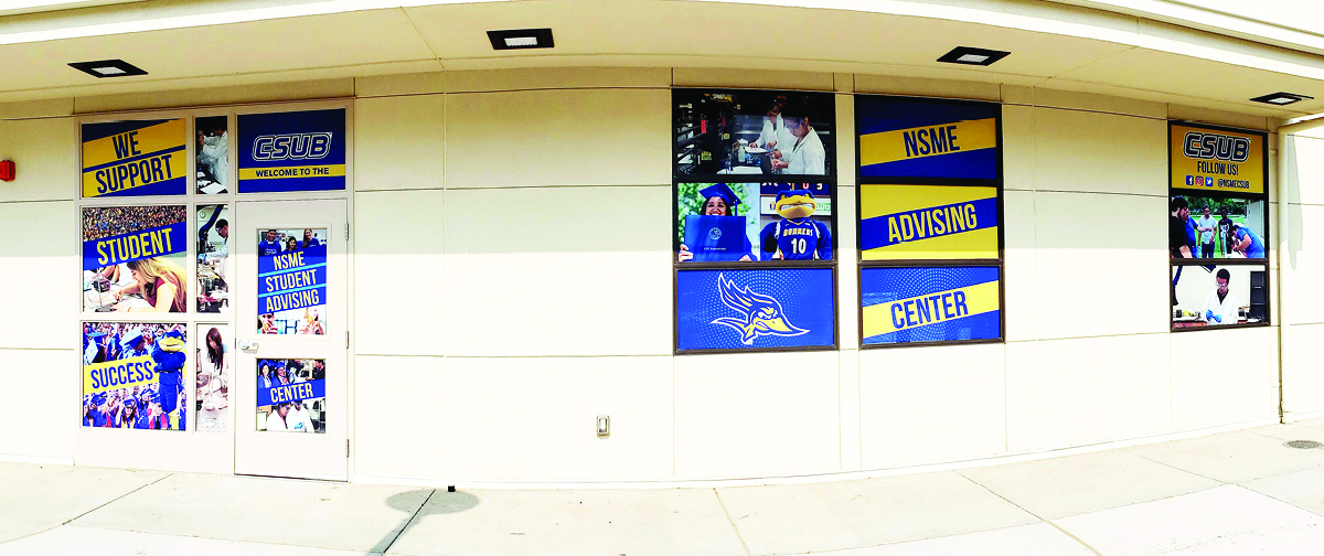 Perforated Vinyl Installed at NSME Student Center