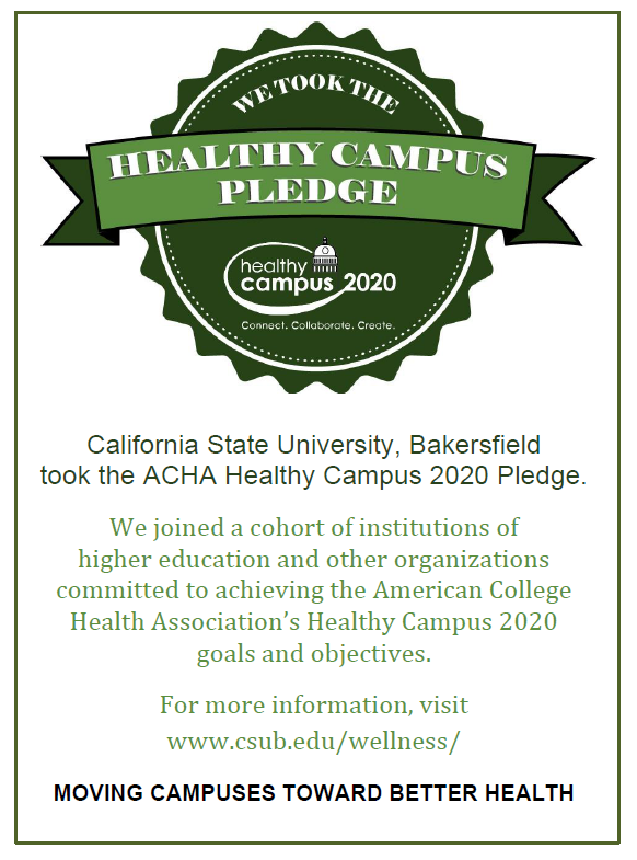 Healthy Campus Pledge